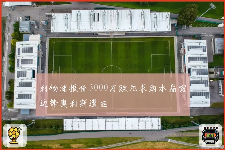 利物浦报价3000万欧元求购水晶宫边锋奥利斯遭拒