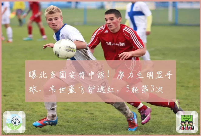 曝北京国安将申诉！廖力生明显手球，韦世豪飞铲逃红，5轮第3次